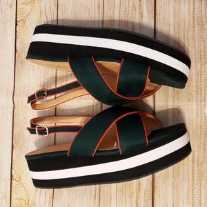 Liliana - Gucci Color Espadrille Sandals - Size 10